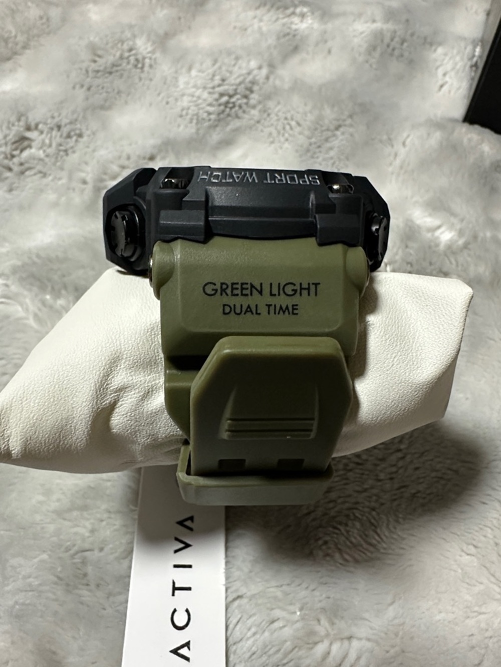 Activa x Invicta Dual Time Black Ops Watch Olive Green NWT - Picture 6 of 7